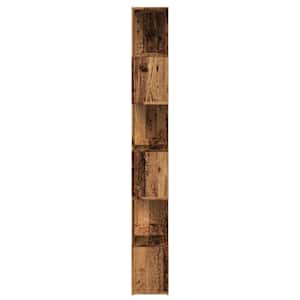 Knihovna / dělicí stěna old wood 60 x 24 x 186 cm - obrázek 5