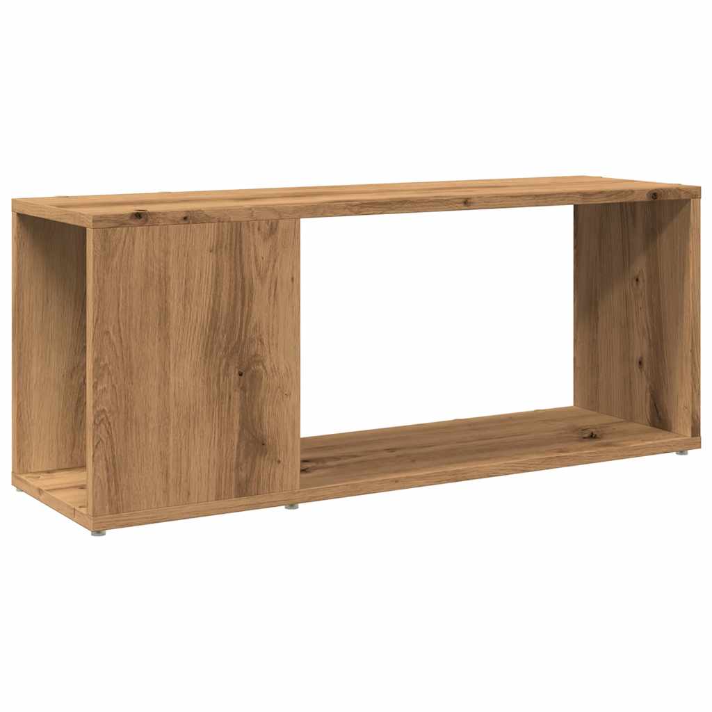 vidaXL Comodă TV, stejar artizanal,80x24x32cm, lemn prelucrat