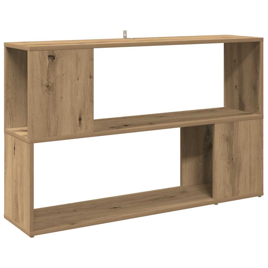 vidaXL Knihovna dub artisan 100 x 24 x 63 cm kompozitní dřevo