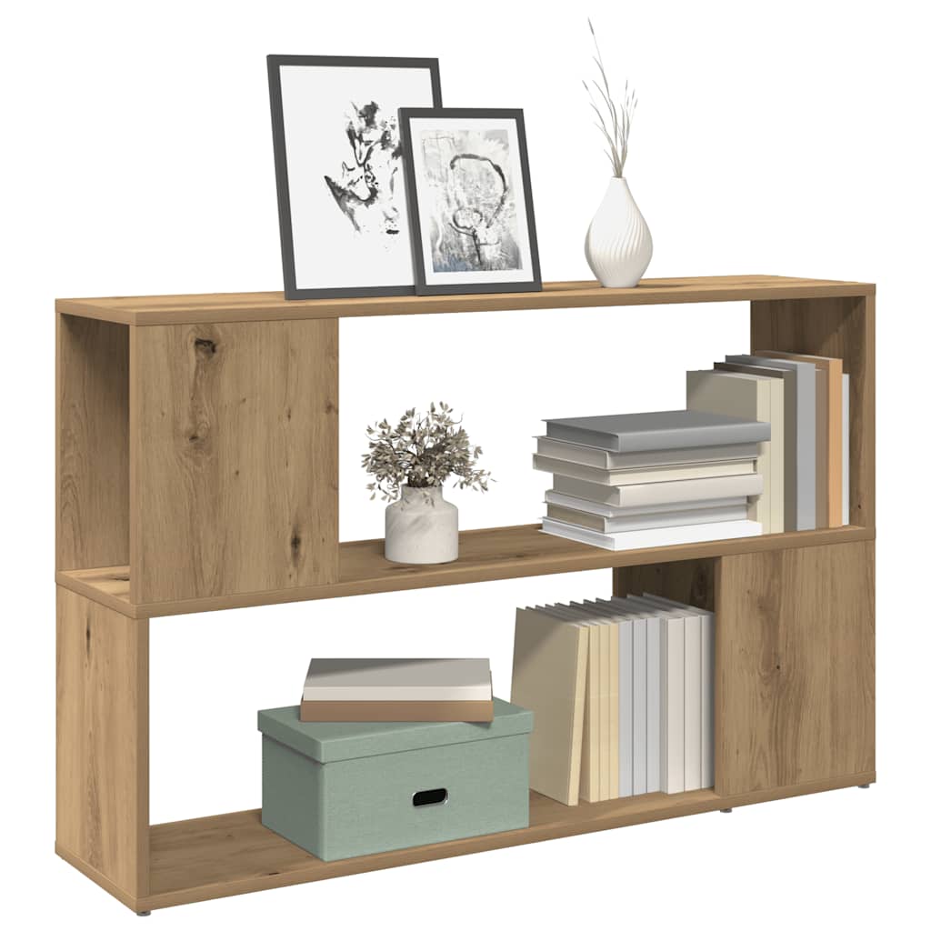 vidaXL Bibliotecă, stejar artizanal, 100x24x63 cm, lemn prelucrat