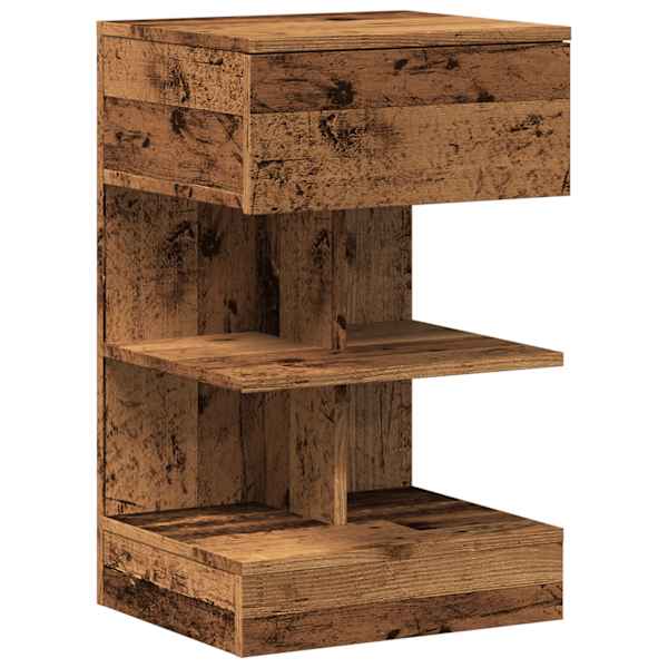 vidaXL &ouml;&ouml;kapp Old Wood 40x35x65 cm Engineered Wood