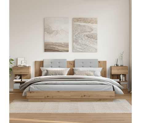 vidaXL Bedside Cabinets 2 pcs Artisan Oak 40x35x65 cm Engineered Wood
