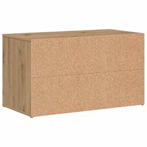 Lavice do předsíně 80 x 40 x 45 cm dub artisan dřevotříska - obrázek 6