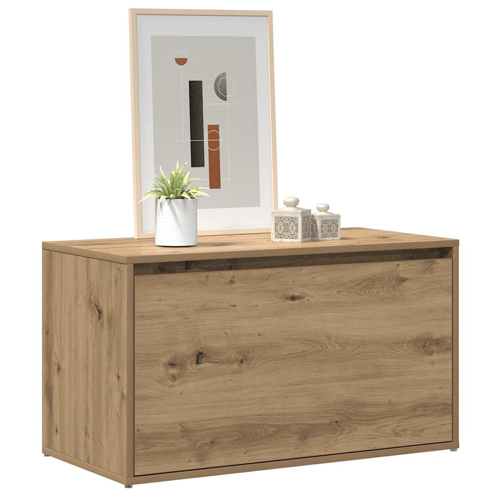 vidaXL Flurbank 80x40x45 cm Artisan-Eiche Holzwerkstoff