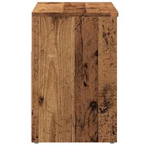 Lavice s botníkem old wood 60 x 30 x 45 cm kompozitní dřevo - obrázek 5