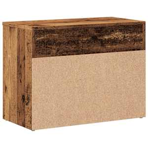 Lavice s botníkem old wood 60 x 30 x 45 cm kompozitní dřevo - obrázek 6