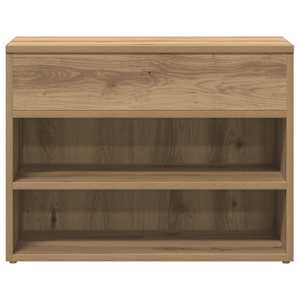 Lavice s botníkem dub artisan 60 x 30 x 45 cm kompozitní dřevo - obrázek 5