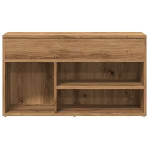 Lavice s botníkem dub artisan 80 x 30 x 45 cm kompozitní dřevo - obrázek 4