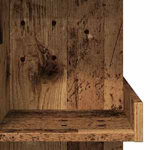 Barový stůl s úložným regálem old wood 100 x 48 x 101,5 cm - obrázek 7