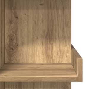 Barový stůl s úložným regálem šedý dub artisan 100x48x101,5 cm - obrázek 7