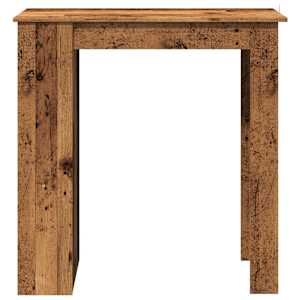 Barový stůl s regálem old wood 102x50x103,5 cm kompozitní dřevo - obrázek 4