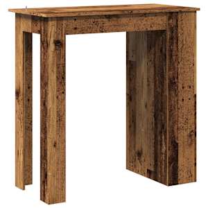 Barový stůl s úložným regálem old wood 102 x 50 x 103,5 cm - obrázek 6