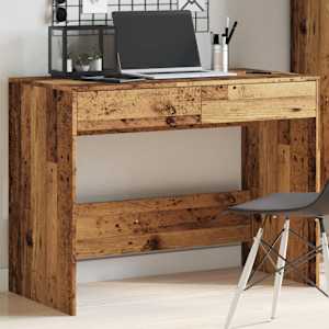 Psací stůl old wood 101 x 50 x 76,5 cm kompozitní dřevo - obrázek 4