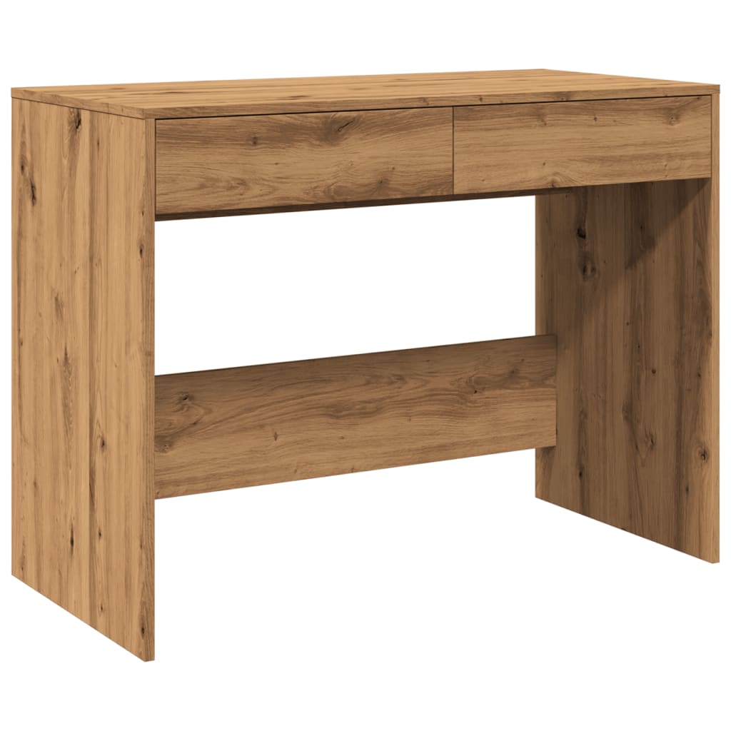 vidaXL Psací stůl dub artisan 101 x 50 x 76,5 cm kompozitní dřevo