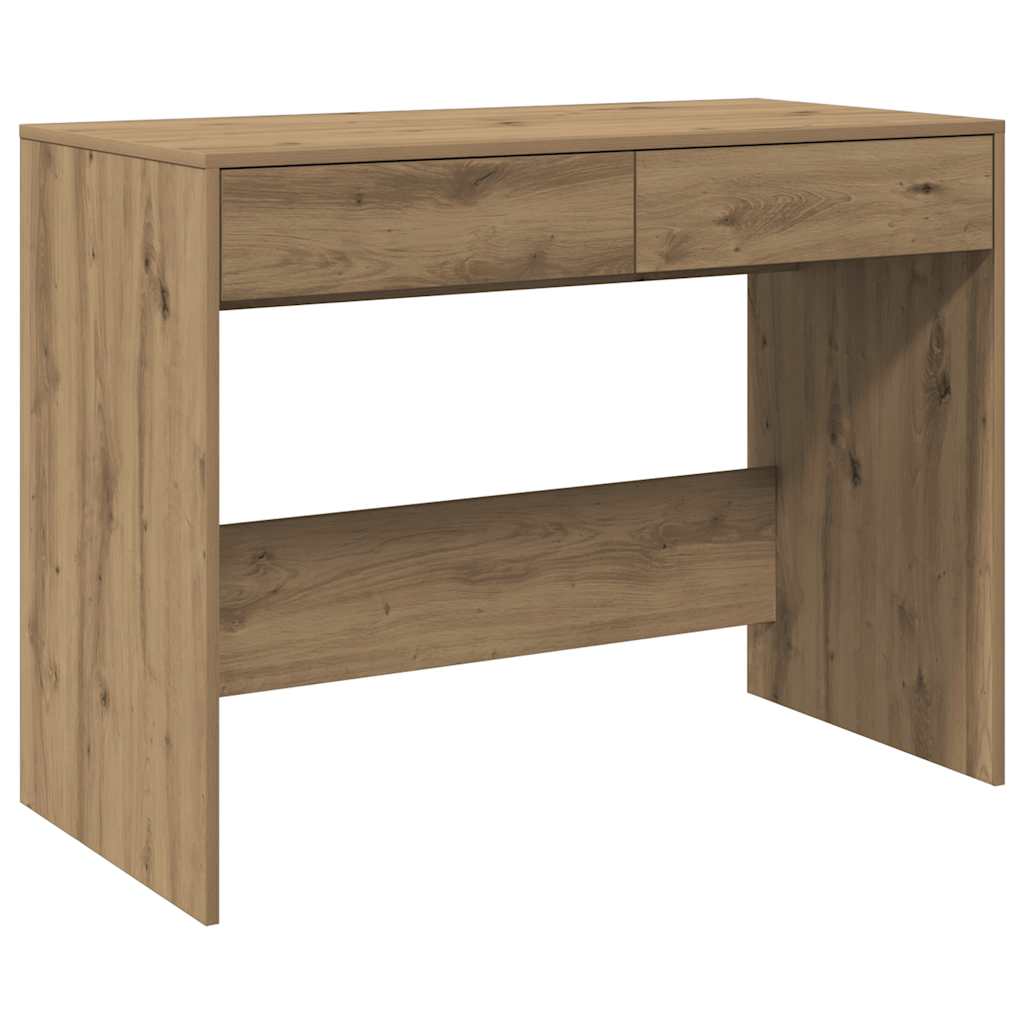 vidaXL Psací stůl dub artisan 101 x 50 x 76,5 cm kompozitní dřevo