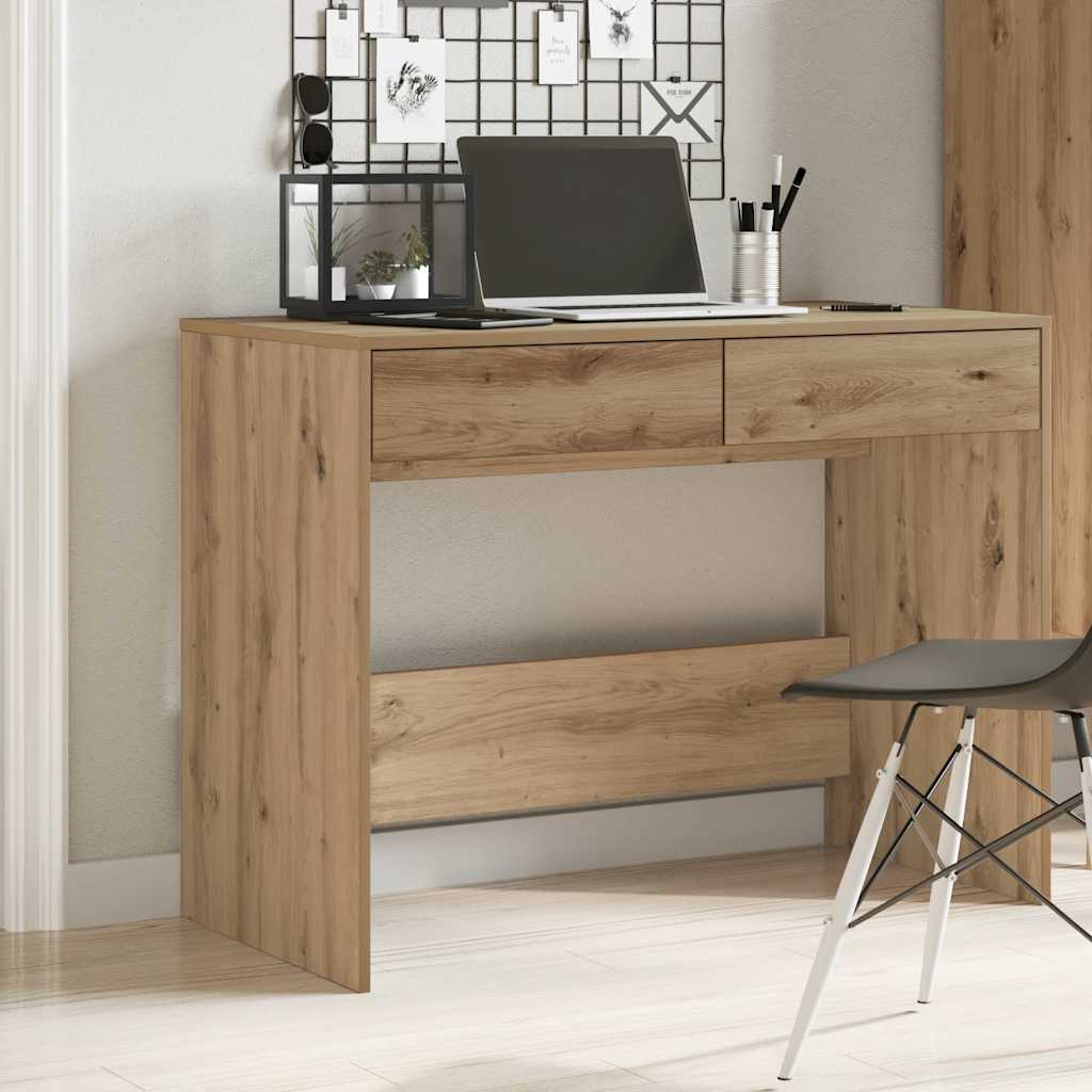 vidaXL Työpöytä artesaani tammi 101x50x76,5 cm tekninen puu