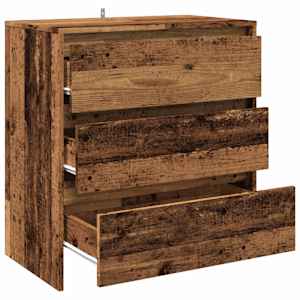 Příborník old wood 70 x 41 x 75 cm kompozitní dřevo - obrázek 7