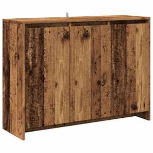 Příborník old wood 102 x 33 x 75 cm kompozitní dřevo - obrázek 2