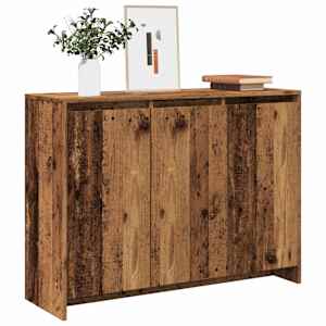 Příborník old wood 102 x 33 x 75 cm kompozitní dřevo - obrázek 1
