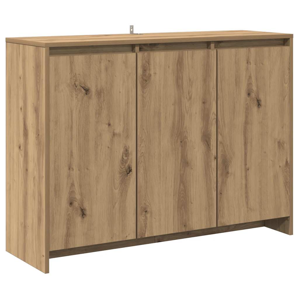 Thumbnail - vidaXL Sideboard Artisan-Eiche 102x33x75 cm Holzwerkstoff