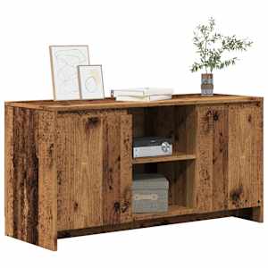 TV skříňka old wood 102 x 37,5 x 52,5 cm kompozitní dřevo - obrázek 1