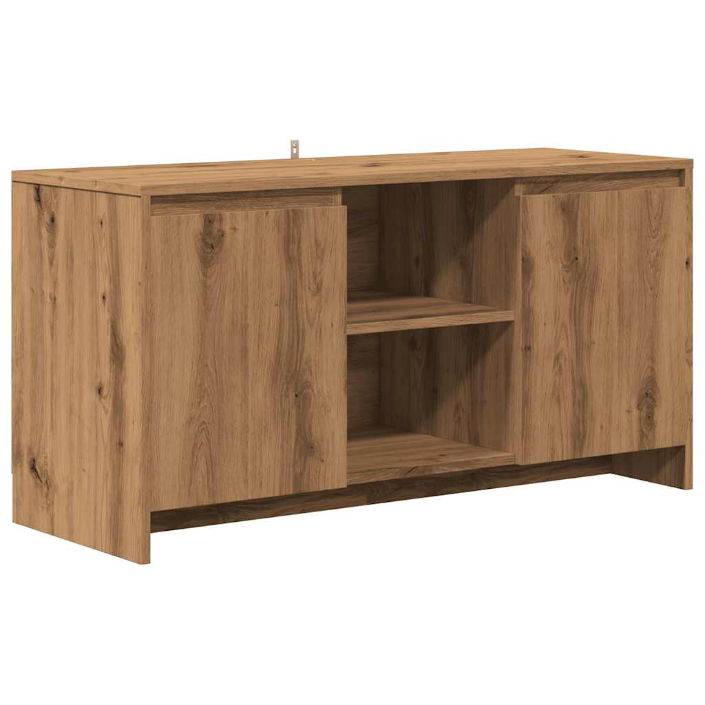 vidaXL Comodă TV, stejar artizanal, 102x37,5x52,5 cm, lemn prelucrat