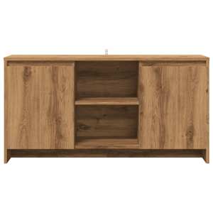 TV skříňka dub artisan 102 x 37,5 x 52,5 cm kompozitní dřevo - obrázek 4