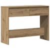 vidaXL konsoollaud Artisan tamm 100x35x76,5 cm ehituspuit