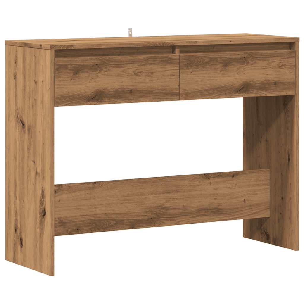 vidaXL Konzolový stolek dub artisan 100x35x76,5 cm kompozitní dřevo
