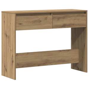 Konzolový stolek dub artisan 100x35x76,5 cm kompozitní dřevo - obrázek 2
