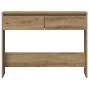 Konzolový stolek dub artisan 100x35x76,5 cm kompozitní dřevo - obrázek 5