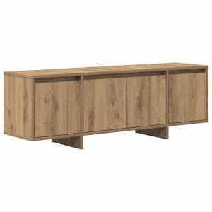 TV skříňka dub artisan 120 x 30 x 40,5 cm kompozitní dřevo - obrázek 2