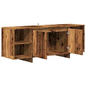 TV skříňka old wood 130 x 35 x 50 cm kompozitní dřevo - obrázek 5