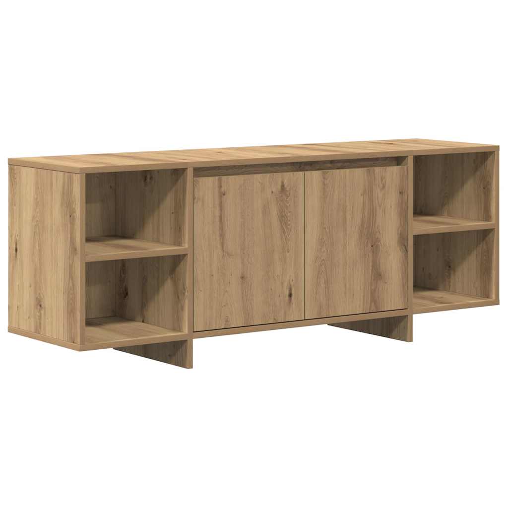 E-shop vidaXL TV skrinka dub artisan 130x35x50 cm kompozitné drevo