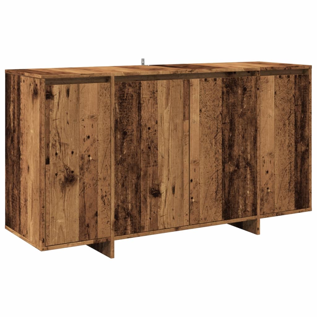 vidaXL Příborník old wood 135 x 41 x 75 cm kompozitní dřevo