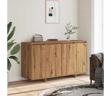 vidaXL kumode, koka krāsa, 135x41x75 cm, inženierijas koks