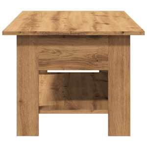 Konferenční stolek dub artisan 102x55x42 cm kompozitní dřevo - obrázek 6