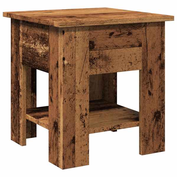 vidaXL diivanilaud Old Wood 40x40x42 cm Engineered Wood