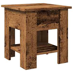 Konferenční stolek old wood 40 x 40 x 42 cm kompozitní dřevo - obrázek 6