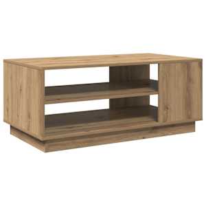 Konferenční stolek dub artisan 102x55x43 cm kompozitní dřevo - obrázek 2