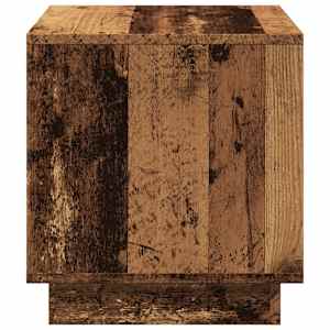 Konferenční stolek old wood 40 x 40 x 43 cm kompozitní dřevo - obrázek 5