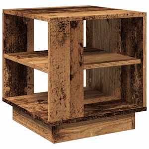 Konferenční stolek old wood 40 x 40 x 43 cm kompozitní dřevo - obrázek 6
