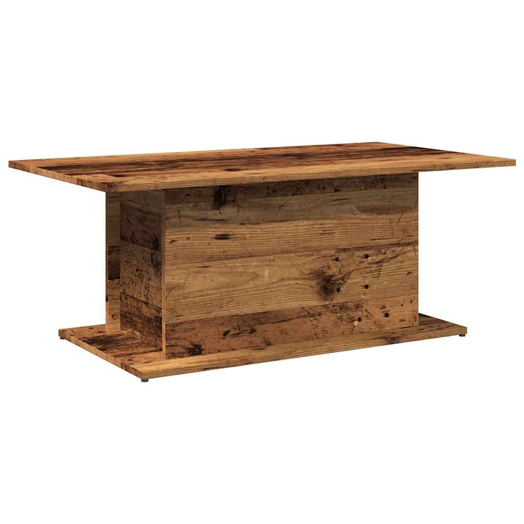 vidaXL Konferenční stolek old wood 102 x 55,5 x 40 cm kompozitní dřevo