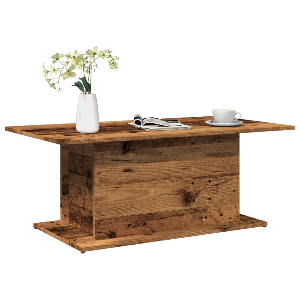 Couchtisch Altholz-Optik 102×55,5×40 cm Holzwerkstoff