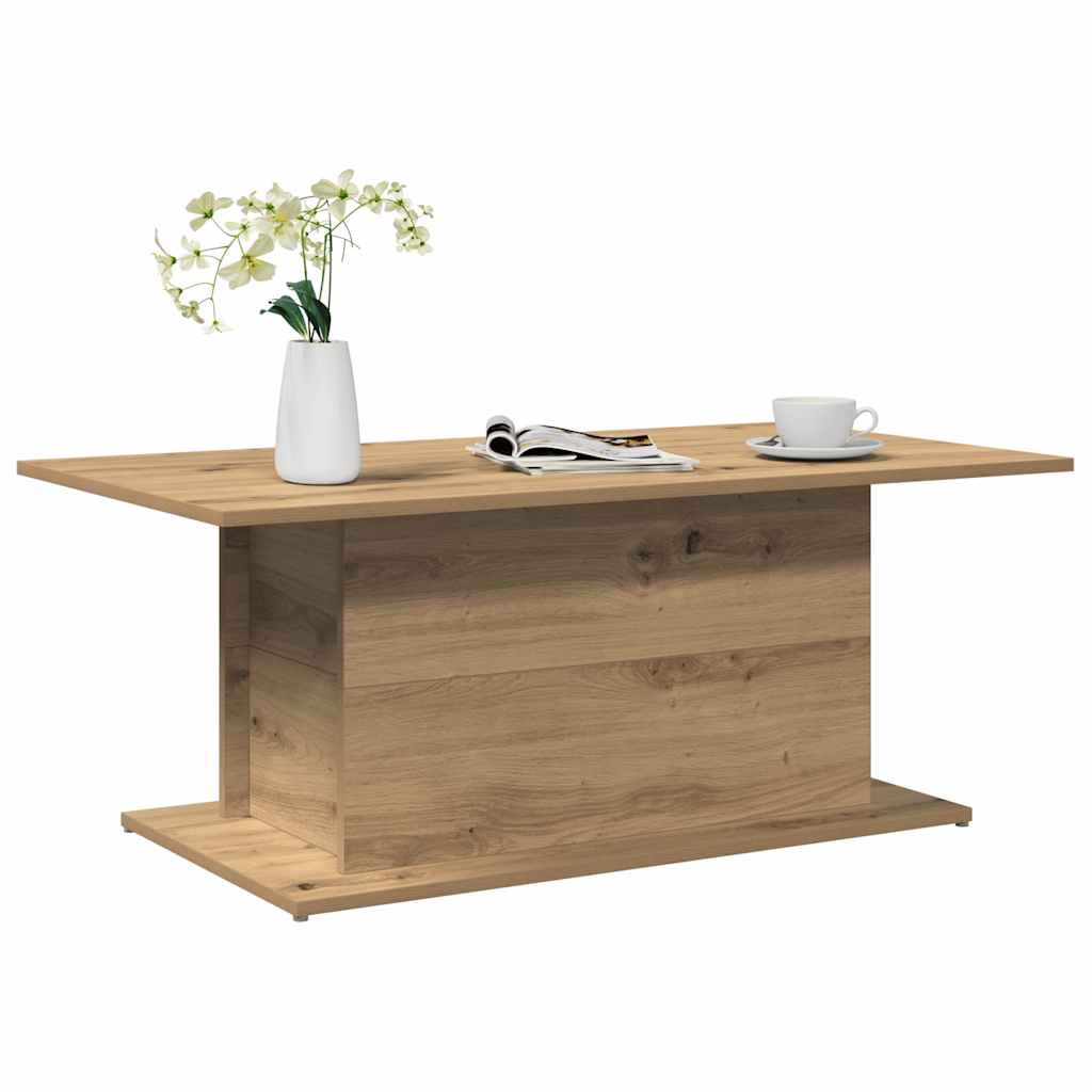 Thumbnail - vidaXL Couchtisch Artisan-Eiche 102x55,5x40 cm Holzwerkstoff