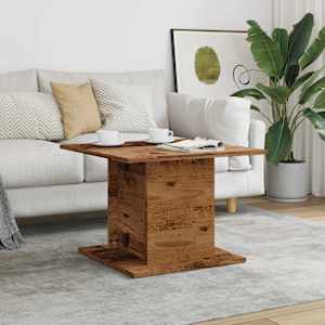 Konferenční stolek old wood 55,5x55,5x40 cm kompozitní dřevo - obrázek 3