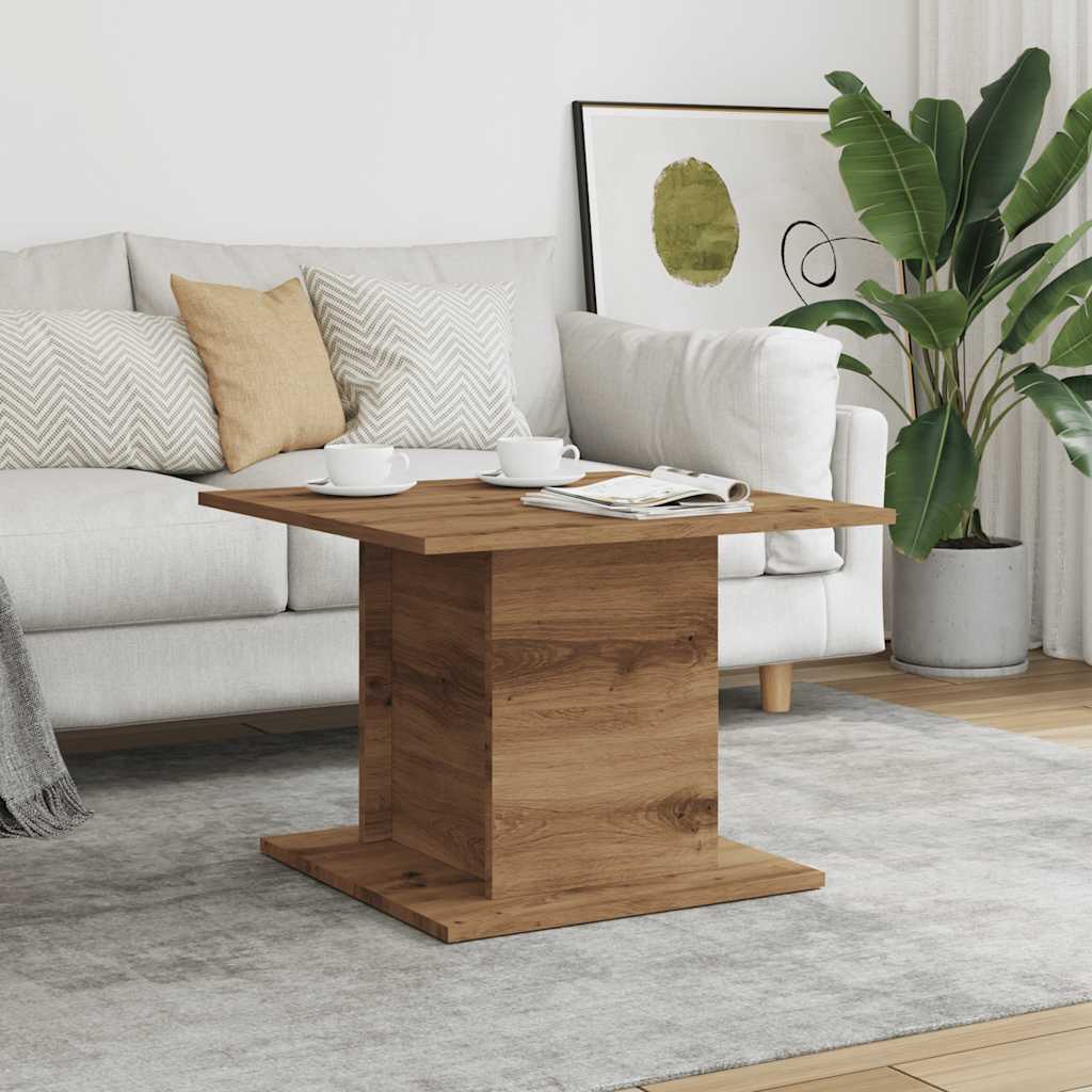 Thumbnail - vidaXL Couchtisch Artisan-Eiche 55,5x55,5x40 cm Holzwerkstoff