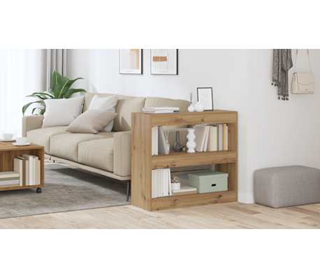 vidaXL raamatukapp/toajagaja Artisan tamm 80x30x72 cm