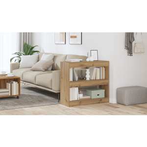 vidaXL raamatukapp/toajagaja Artisan tamm 80x30x72 cm