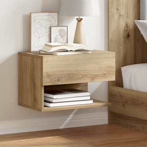 Stenska nočna omarica 2 kosa artisan hrast